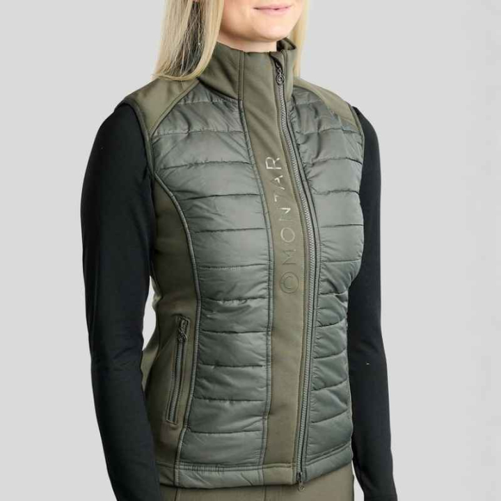 Hybridväst Emma Softshell Forest Green i gruppen Ridkläder / Västar hos Horseonline AB (BW2124099LFGR_r)