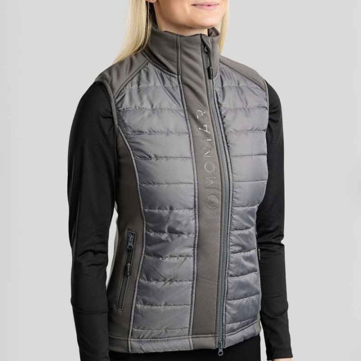 Hybridväst Emma Softshell Grå i gruppen Ridkläder / Västar hos Horseonline AB (BW21246LGR_r)