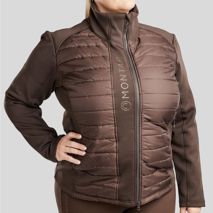 Hybridjacka Emma Softshell Curve Brun i gruppen Ridkläder / Jackor / Ridjackor hos Horseonline AB (CSL21248XBR_r)