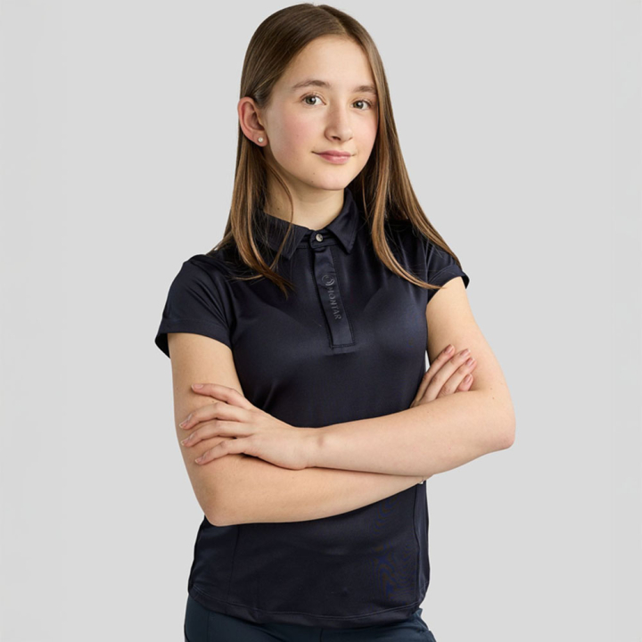 Polotröja Barn/Junior Clubwear Marinblå i gruppen Ridkläder / Ridtoppar & T-shirts / Pikéer hos Horseonline AB (CW4024171NA_r)