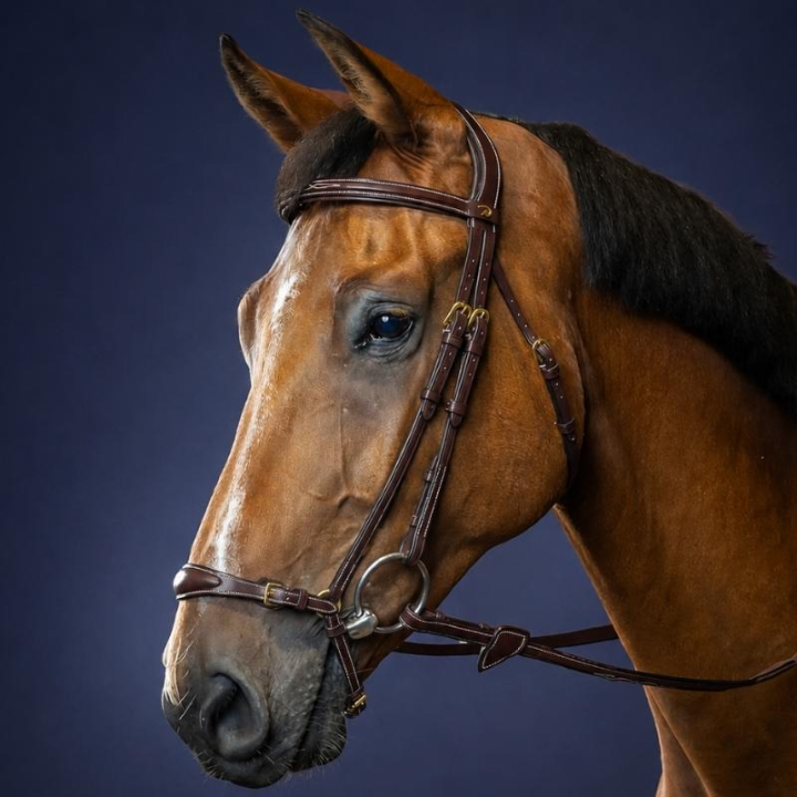 Träns Remontnosgrimma Dyon Collection Brun i gruppen Hästutrustning / Träns & Pannband / Kandarträns & Dressyrträns hos Horseonline AB (DYAAAEBRCBR_r)