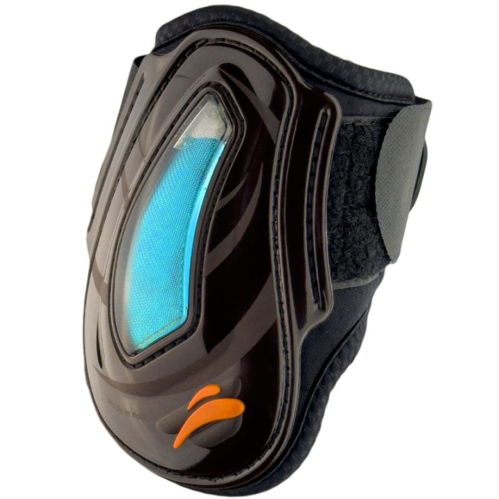 Strykkappor eAirshock Velcro Brun i gruppen Hästutrustning / Benskydd & Benlindor / Bakbensskydd hos Horseonline AB (EAIRRLMVBR_r)