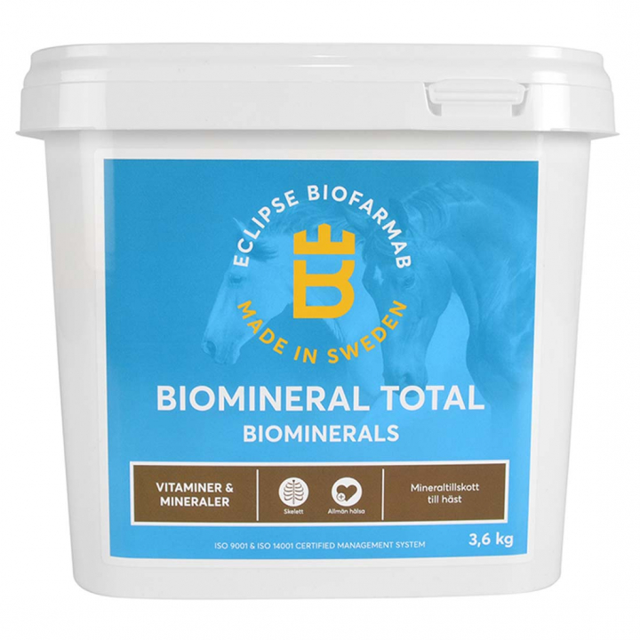 BioMineral Total 3.6kg i gruppen Fodertillskott / Fodertillskott häst / Vitaminer & Mineraler hos Horseonline AB (H12034)