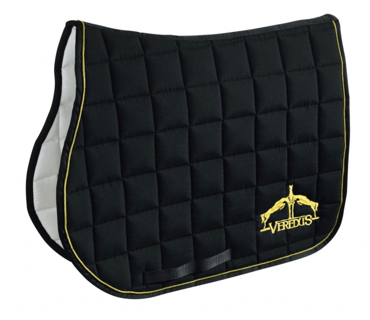 Schabrak Allround Svart/guld i gruppen Hästutrustning / Schabrak / Allround-, hoppschabrak hos Horseonline AB (H21200041_SG_r)