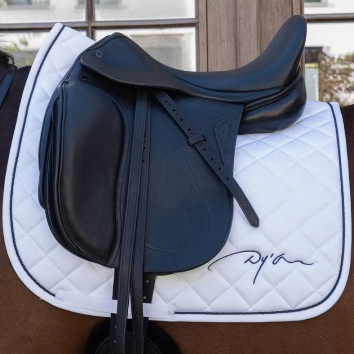 Dressyrschabrak Diamond Vit i gruppen Hästutrustning / Schabrak / Dressyrschabrak hos Horseonline AB (HO22MWHFWH_r)