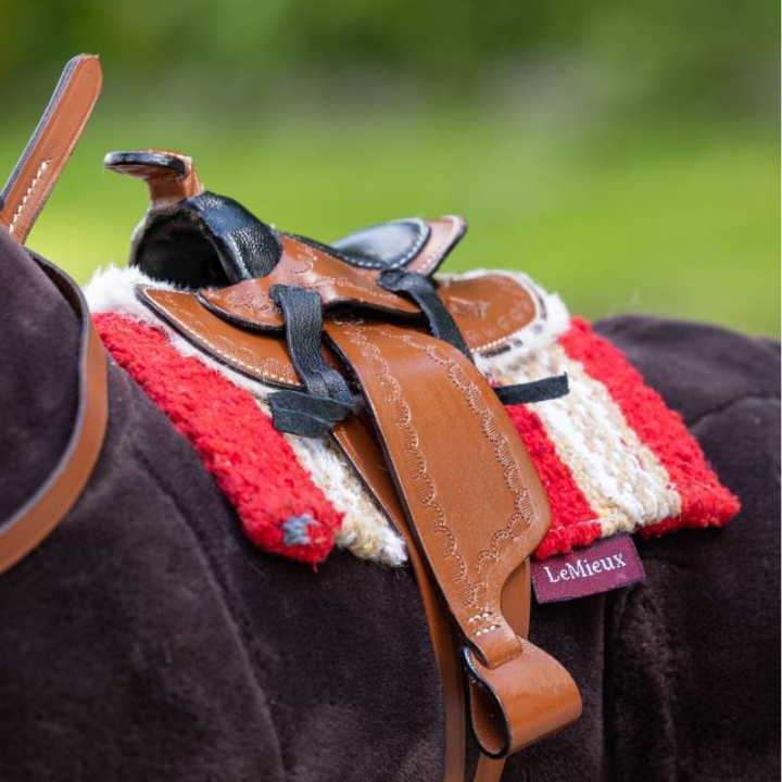 Westernsadel Toy Pony Brun i gruppen Käpphästar & Leksakshästar / Utrustning till Leksakshäst hos Horseonline AB (IT038500BR)