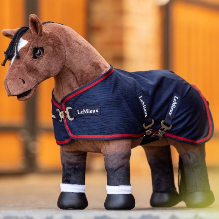 Coolertäcke Toy Pony Mesh Marinblå i gruppen Käpphästar & Leksakshästar / Utrustning till Leksakshäst hos Horseonline AB (IT045750NA)
