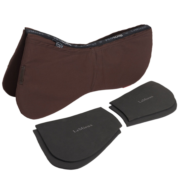 Sadelpad ProSorb Plain 2 Pocket Brun i gruppen Hästutrustning / Sadelpaddar hos Horseonline AB (IT04894004BR_r)