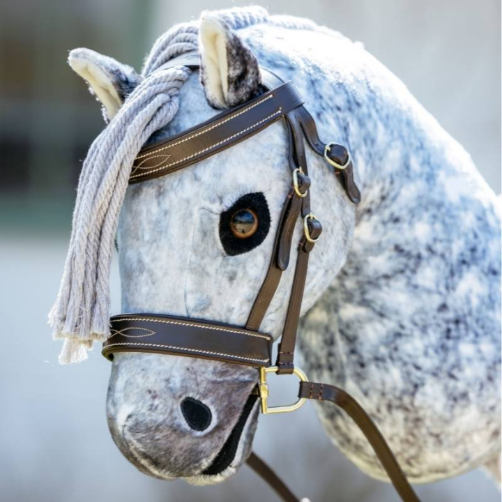 Träns till Käpphäst Hunter Brun i gruppen Käpphästar & Leksakshästar / Utrustning till Käpphäst hos Horseonline AB (IT062510BR)