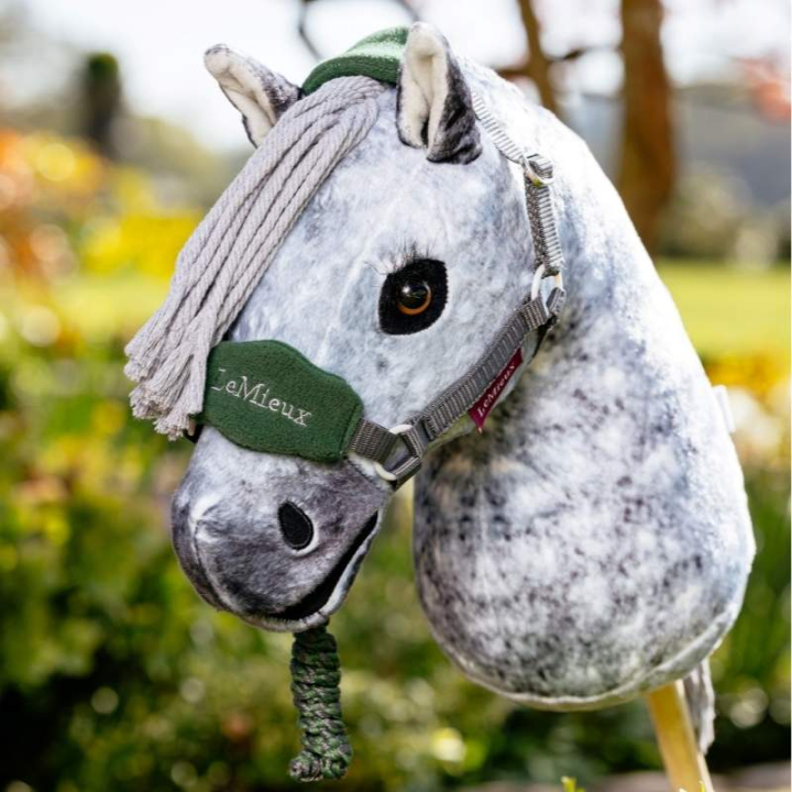 Grimma & Grimskaft till Käpphäst Vogue Grön i gruppen Käpphästar & Leksakshästar / Utrustning till Käpphäst hos Horseonline AB (IT071230GN)