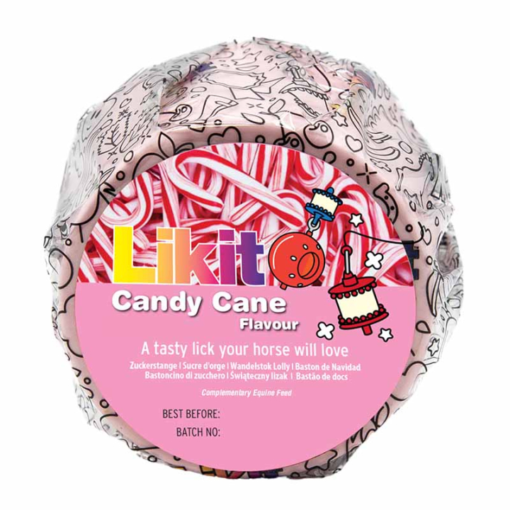 Slicksten Candy Cane Refill 650g i gruppen Fodertillskott / Fodertillskott häst / Saltstenar & Slickstenar hos Horseonline AB (LIKB2CC-650)