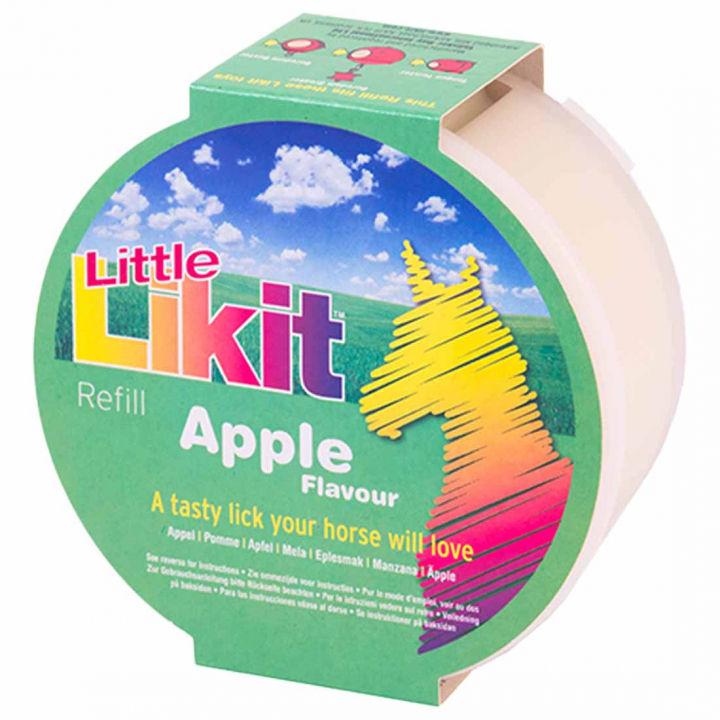 Slicksten Little Apple Refill utan Hål 250g i gruppen Fodertillskott / Fodertillskott häst / Saltstenar & Slickstenar hos Horseonline AB (LIKLLAPEU-250)