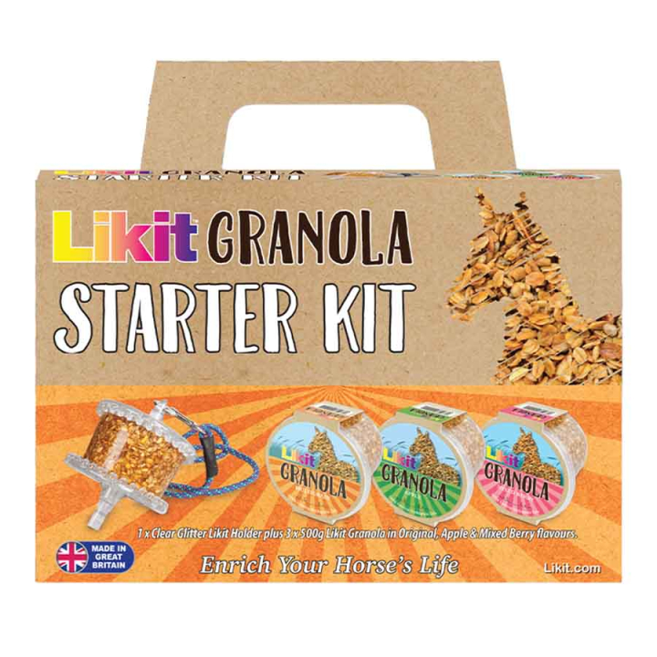 Starter Kit Granola Nivå 1 Transparent i gruppen Fodertillskott / Fodertillskott häst / Saltstenar & Slickstenar hos Horseonline AB (LIKSTARTGRATR)