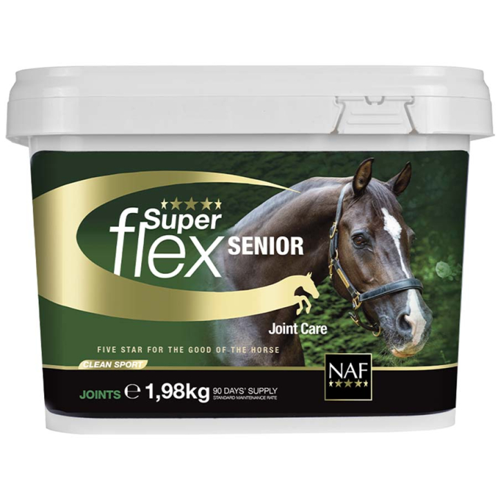 Superflex Senior 1,98kg i gruppen Fodertillskott / Fodertillskott häst / Leder hos Horseonline AB (NAF1296198-198kg)