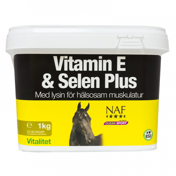 Vitamin E & Selen Plus 1kg i gruppen Fodertillskott / Fodertillskott häst / Muskler hos Horseonline AB (NAF151-1KG)