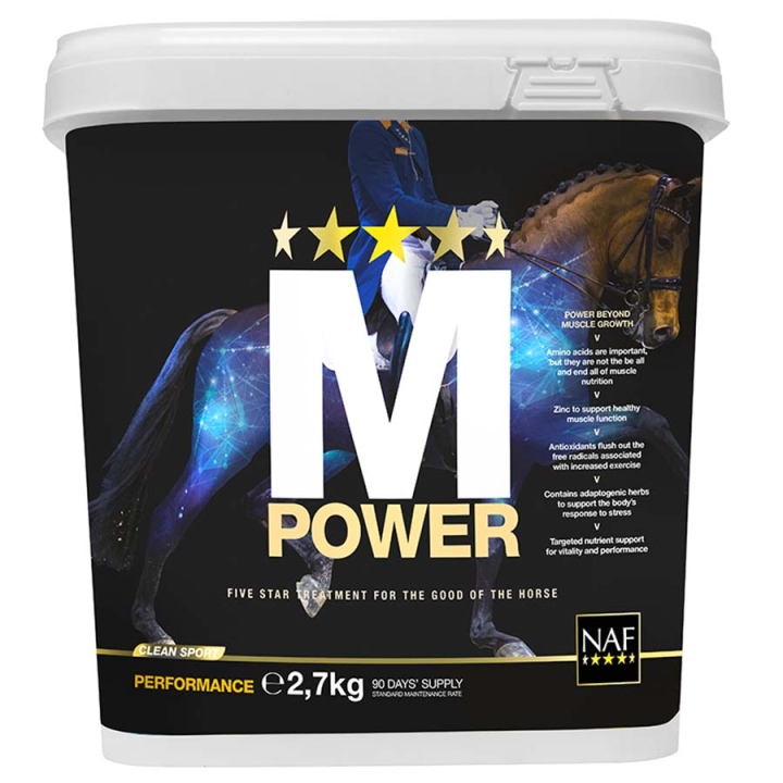 M Power 2.7kg i gruppen Fodertillskott / Fodertillskott häst / Muskler hos Horseonline AB (NAF18809-2_7KG)