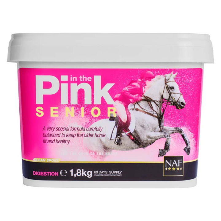 In the Pink Senior 1.8kg i gruppen Fodertillskott / Fodertillskott häst / Mage & Matsmältning hos Horseonline AB (NAF19007-1_8KG)