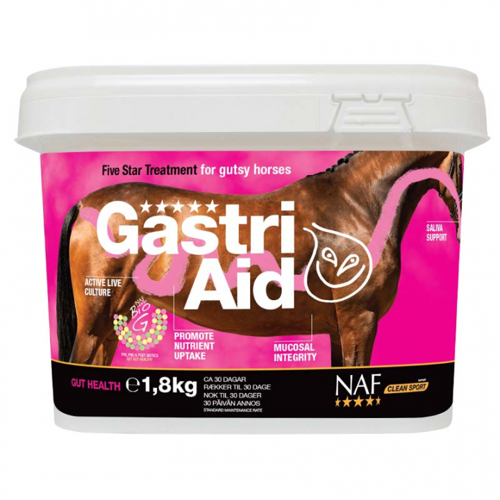 GastriAid i gruppen Fodertillskott / Fodertillskott häst / Mage & Matsmältning hos Horseonline AB (NAF19618)