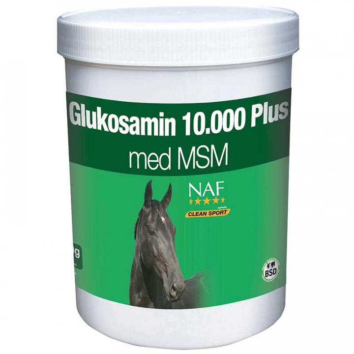 Glukosamin 10.000 plus MSM 900 g i gruppen Fodertillskott / Fodertillskott häst / Leder hos Horseonline AB (NAF25709)