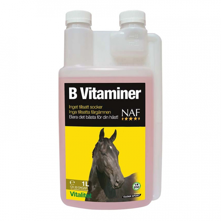 B-vitaminer 1L i gruppen Fodertillskott / Fodertillskott häst / Hud & Päls hos Horseonline AB (NAF3041-1L)