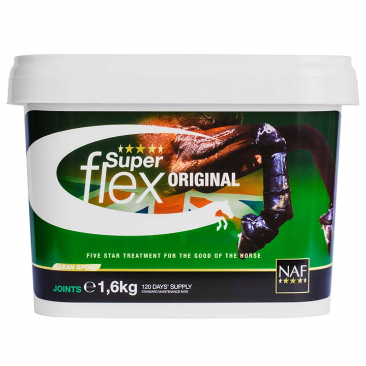 Superflex Pulver 1.6kg i gruppen Fodertillskott / Fodertillskott häst / Leder hos Horseonline AB (NAF4504-1_6KG)