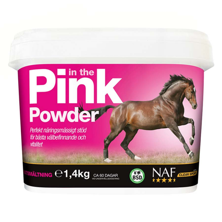 In the Pink 1.4 kg 1,4kg i gruppen Fodertillskott / Fodertillskott häst / Mage & Matsmältning hos Horseonline AB (NAF5307-1_4KG)