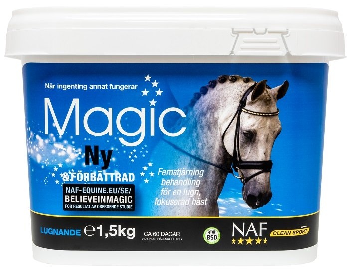 Magic Pulver 1.5kg i gruppen Fodertillskott / Fodertillskott häst / Lugnande hos Horseonline AB (NAF64075-1_5KG)