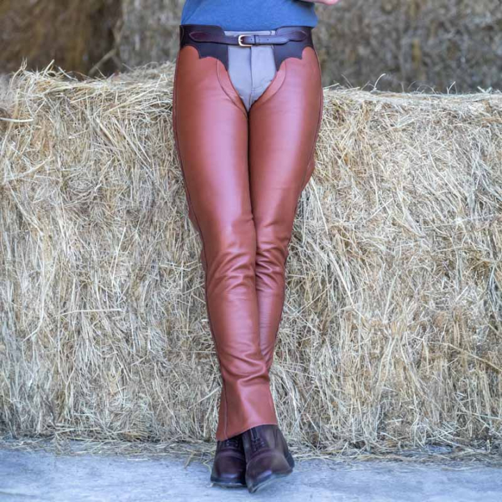 Långa Chaps Leather Cognac i gruppen Skor, Stövlar & Chaps / Chaps hos Horseonline AB (RI12ACOLCO_r)