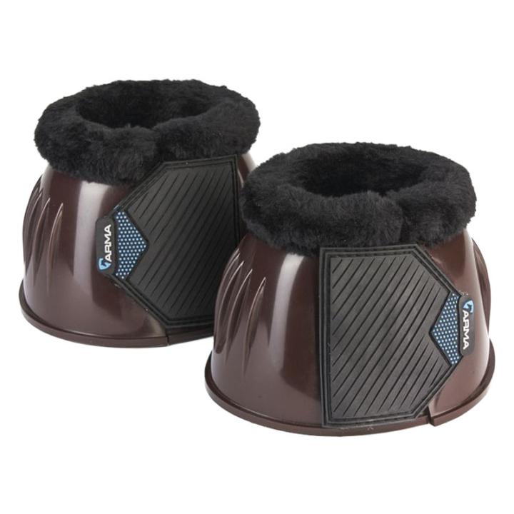 Boots Glossy PVC Fleece Brun i gruppen Hästutrustning / Benskydd & Benlindor / Boots hos Horseonline AB (SH1028402PBR_r)