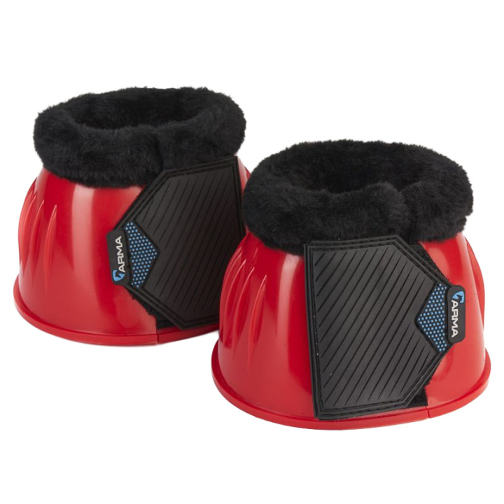 Boots Glossy PVC Fleece Röd i gruppen Hästutrustning / Benskydd & Benlindor / Boots hos Horseonline AB (SH1028413PRE_r)