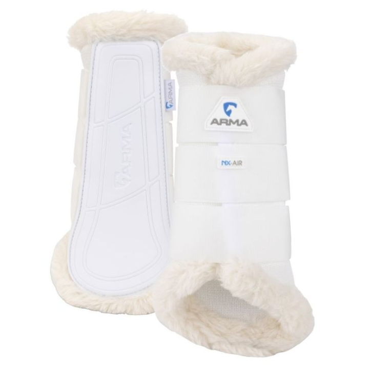 Damasker NX-Air Motion Supafleece Vit i gruppen Hästutrustning / Benskydd & Benlindor hos Horseonline AB (SH104700WH_r)