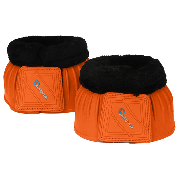 Gummiboots Fleece Orange i gruppen Hästutrustning / Benskydd & Benlindor / Boots hos Horseonline AB (SH134F_O_r)