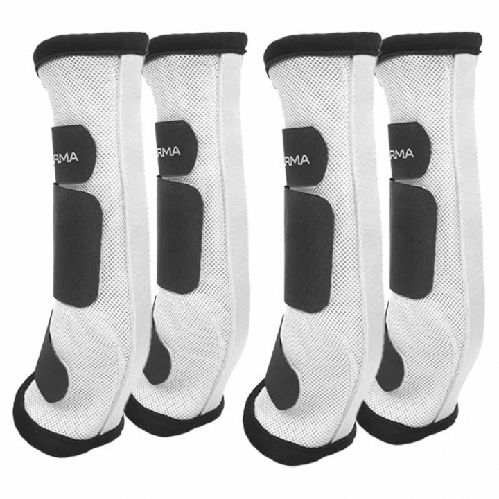 Flugbenskydd 4-pack Vit i gruppen Flugskydd / Flugmedel & Sommarprodukter hos Horseonline AB (SH185701WH_r)