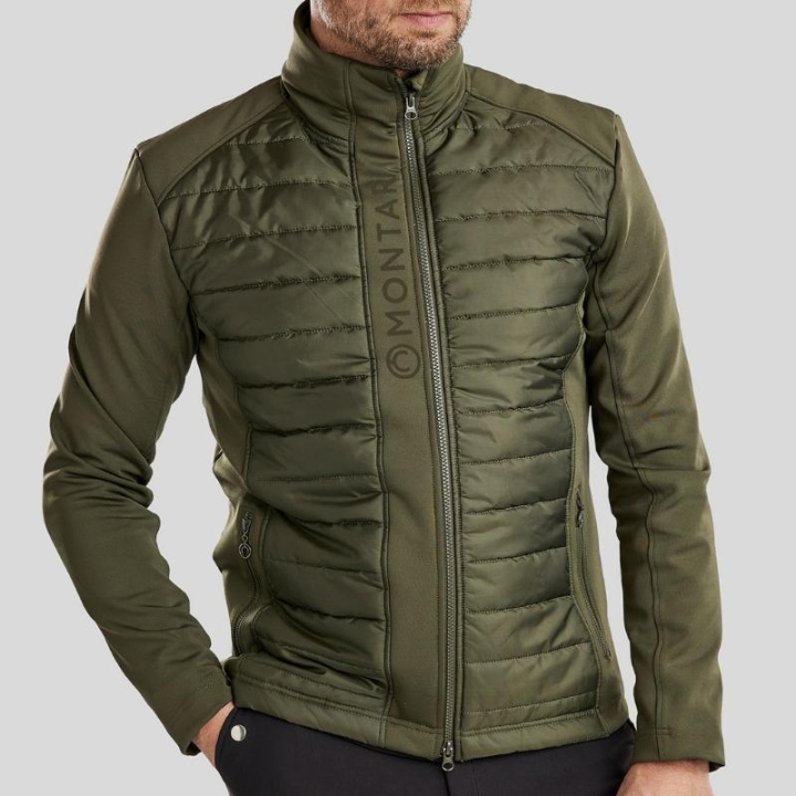 Hybridjacka Herr Emanuel Softshell Olive i gruppen Ridkläder / Jackor / Ridjackor hos Horseonline AB (SL31249LOGN_r)