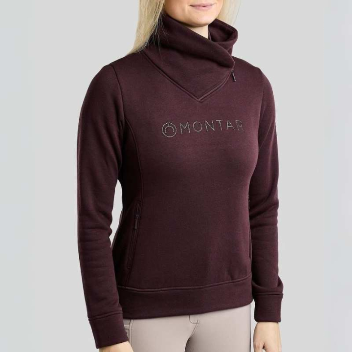 Sweatshirt MoNaja Gun Metal Crystals Fig i gruppen Ridkläder / Tröjor hos Horseonline AB (SW251136LFIG_r)