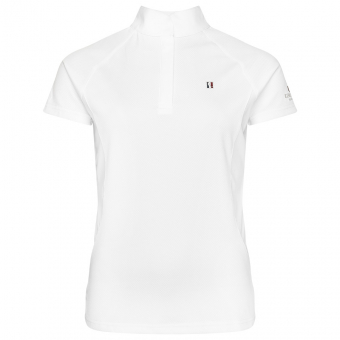 Tävlingstopp Barn/Junior Classic Short Sleeve Girls Vit