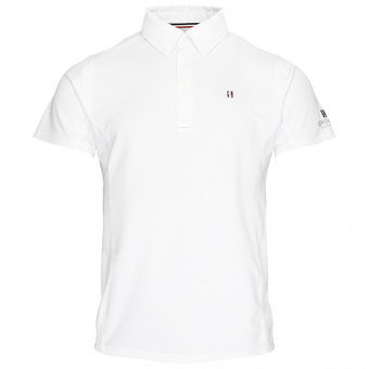 Tävlingströja Barn/Junior Classic Short Sleeve Boys Vit
