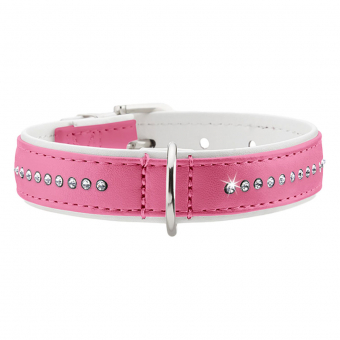 Hundhalsband Modern Art Luxus Cerise