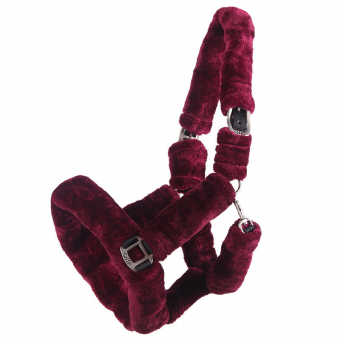 Grimma Alaska Fauxfur Vinröd