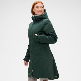 Ridparkas Grace Grön