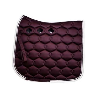 Dressyrschabrak Glossy Wave Vinröd