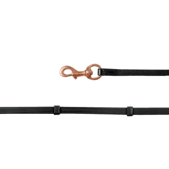 Islandstyglar Snap Hook Svart/Roséguld