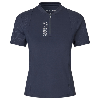 T-shirt KLNima 1/4 Zip Marinblå