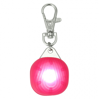 Blinklampa Burger LED Rosa
