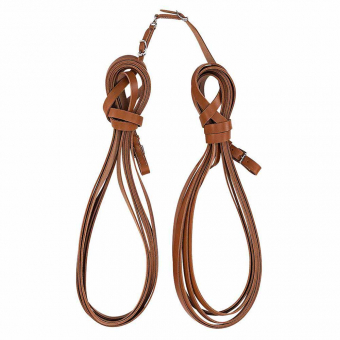 Tömmar för tömkörning Ljusbrun