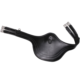 Anatomisk Magplatta Luxury Stitching Svart