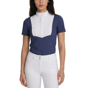 Tävlingstopp Heritage Air Short Sleeve Marinblå