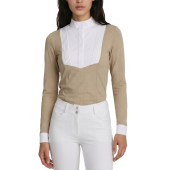 Tävlingstopp Heritage Air Long Sleeve Beige