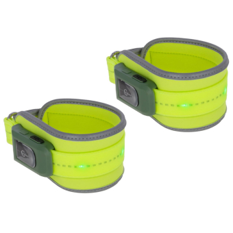 Benreflexer High-Visibility LED 2-pack Gul