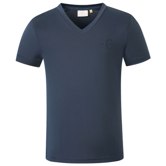 T-shirt Barn/Junior V-Neck Marinblå